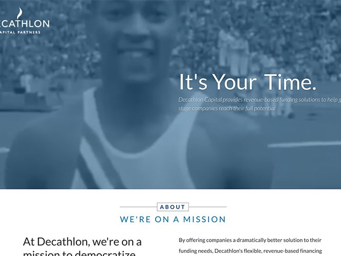 Decathlon Capital Website