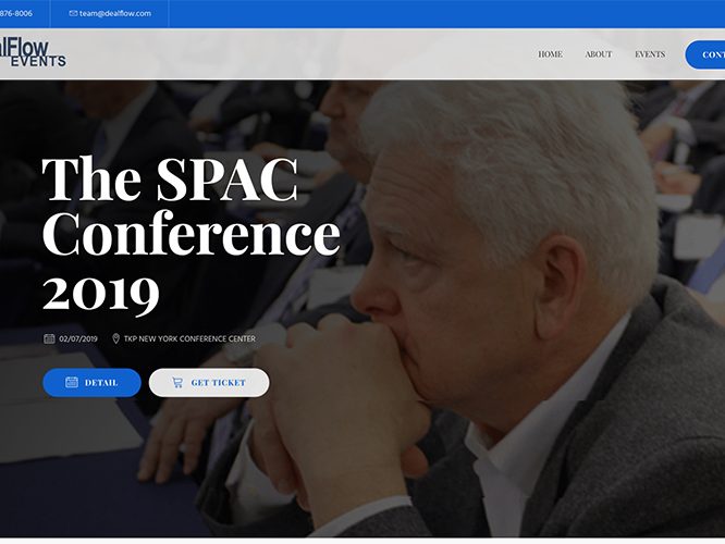 DealFlow Events Website