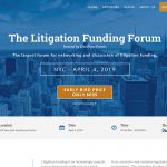 The Litigation Funding Forum website