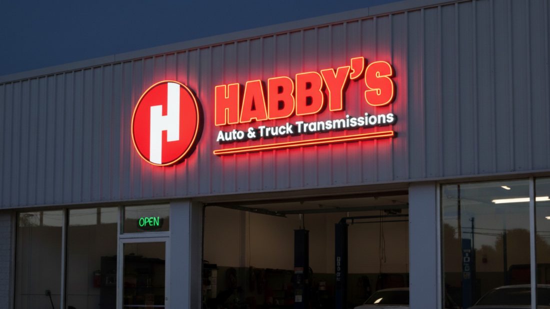 Habby's Auto & Truck Transmissions Signage Logo